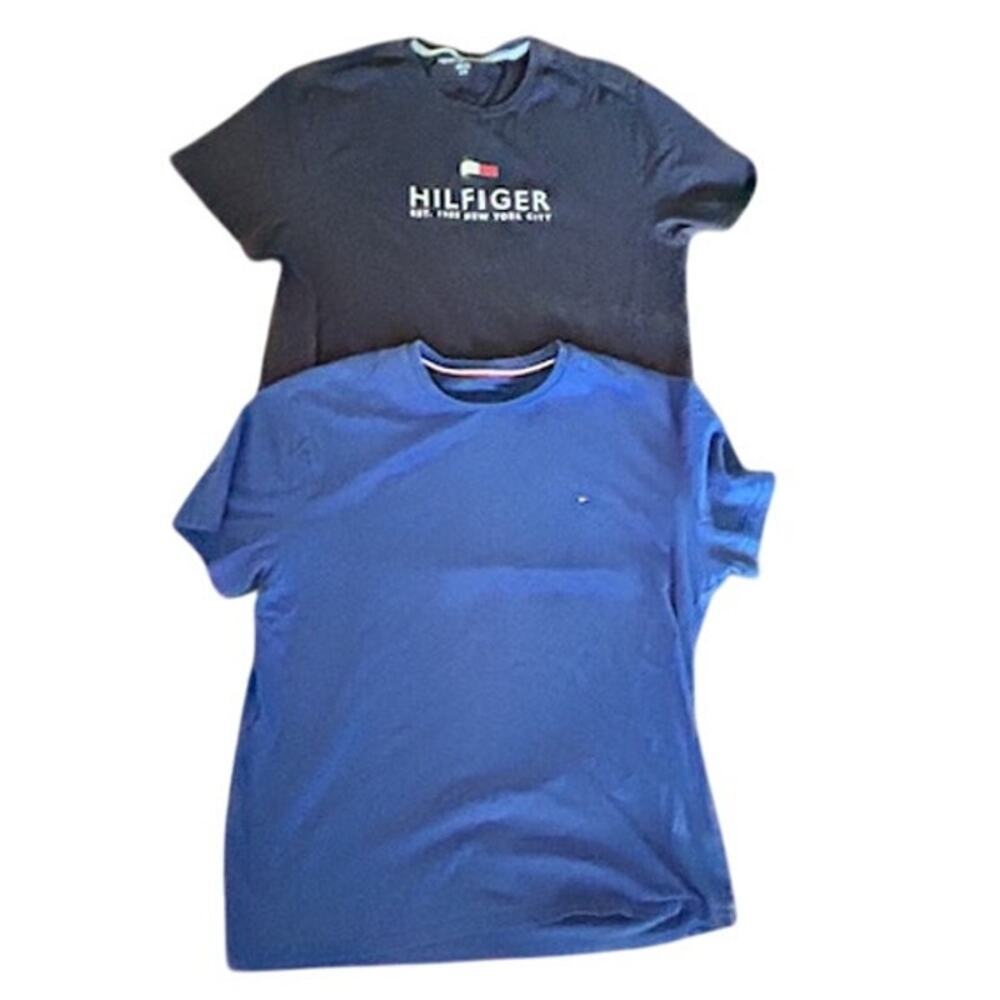 Tommy Hilfiger Men's T-Shirt 2-Pack – Size Large – 100% Cotton